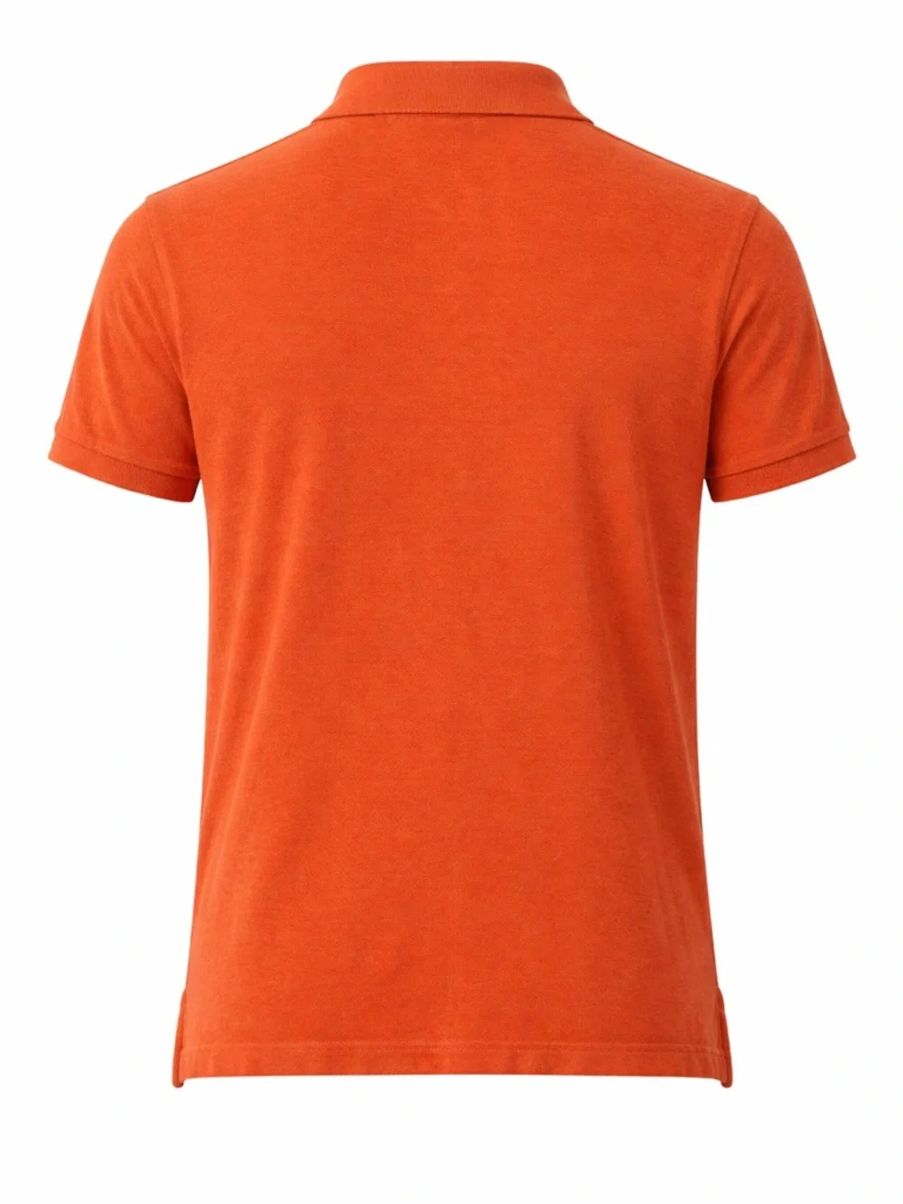 Polo Ralph Lauren Classic Fit Mesh Polo Shirt Orange Cotton Pony Logo Men M